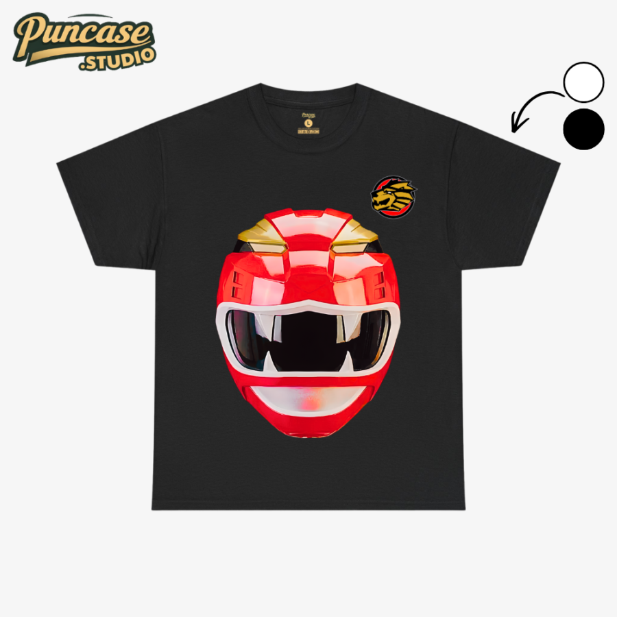 Puncase.STUDIO Áo Thun Gao Đỏ – Oversized Cotton 250gsm