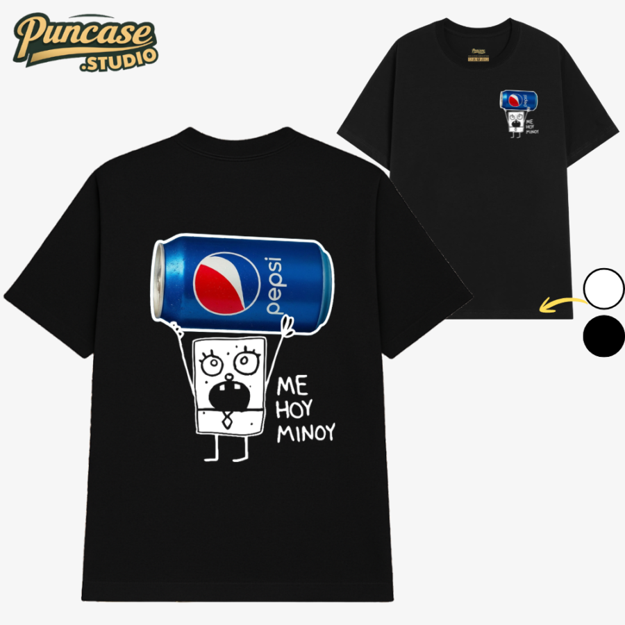 Puncase.STUDIO Áo Thun Pepsi x DoodleBob 2 Mặt