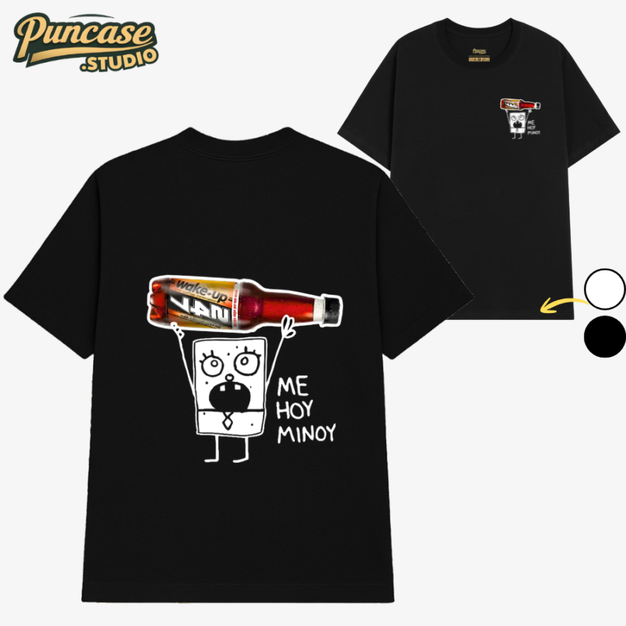 Puncase.STUDIO Áo Thun Tăng Lực 247 x DoodleBob 2 Mặt